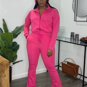 Women's Pink Jumpsuit